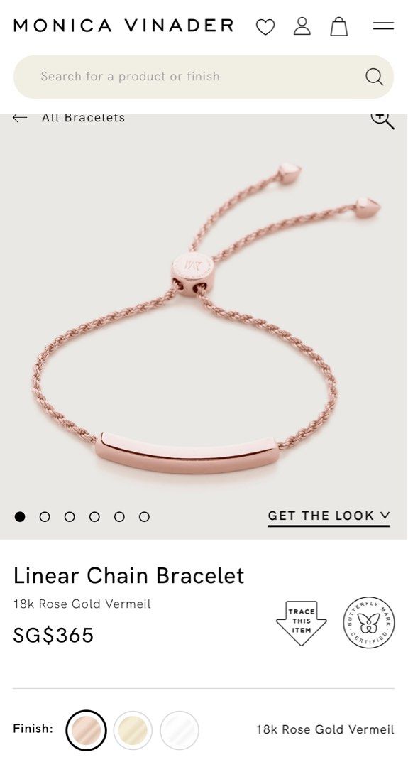 Linear outlet chain bracelet