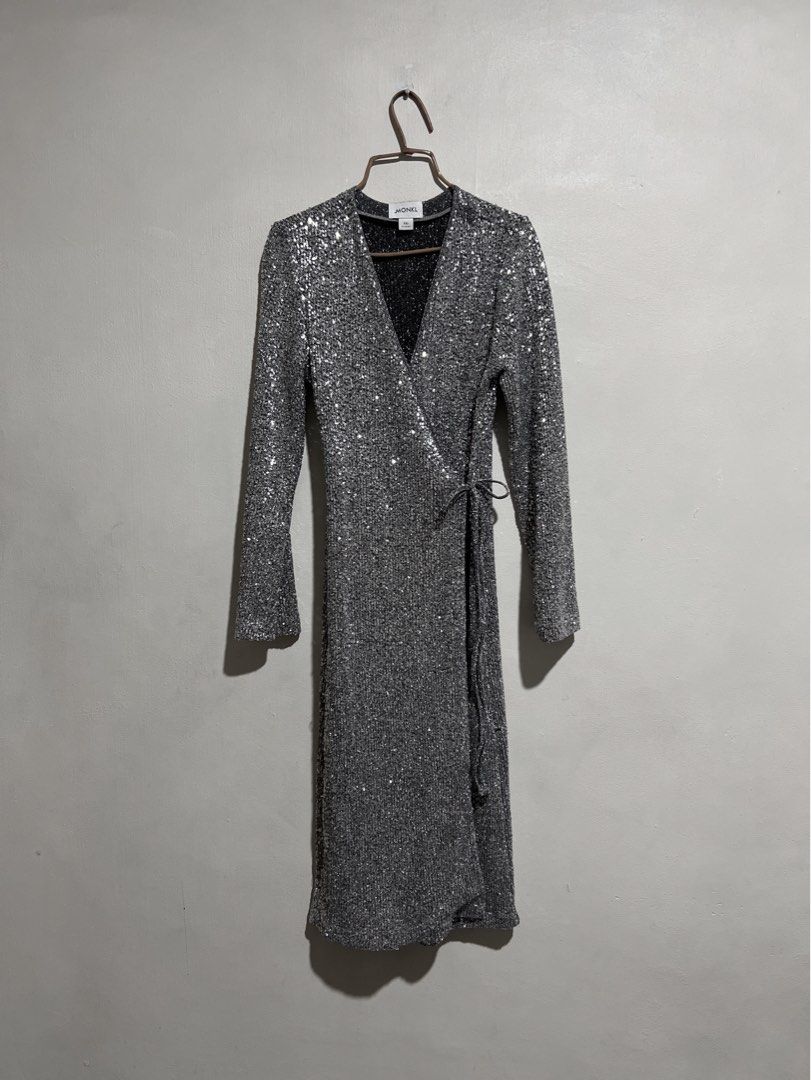 Monki 2025 glitter dress