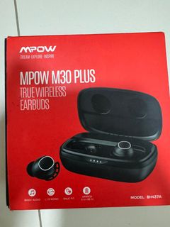 Mpow M30 Plus Wireless Earbuds with 100 Hours of Battery Life, Punchy Bass