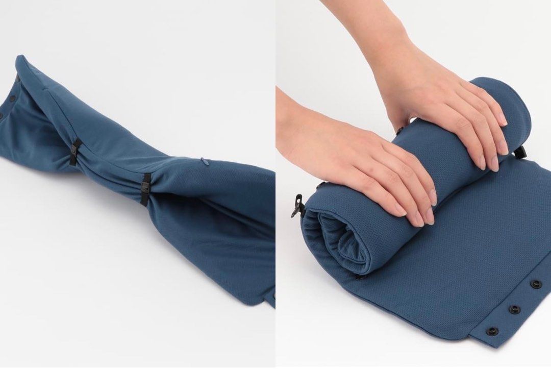 Muji roll up neck pillow brand new
