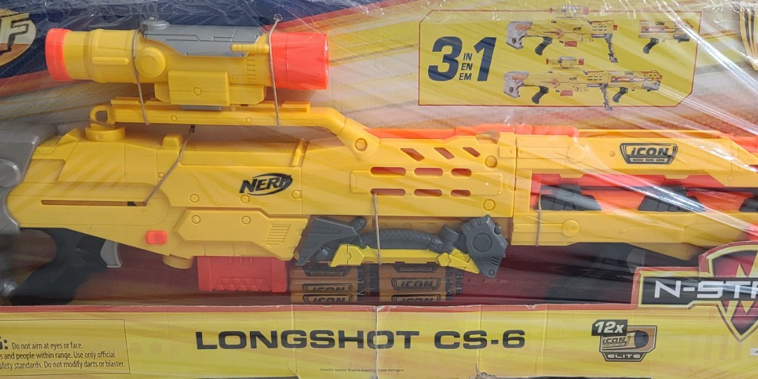 Nerf Longshot Cs-6 Icon Series