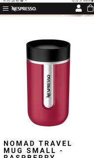 Nespresso x Chiara Ferragni Nomad Travel Mug Insulated Coffee Cup Tumbler  300ml 