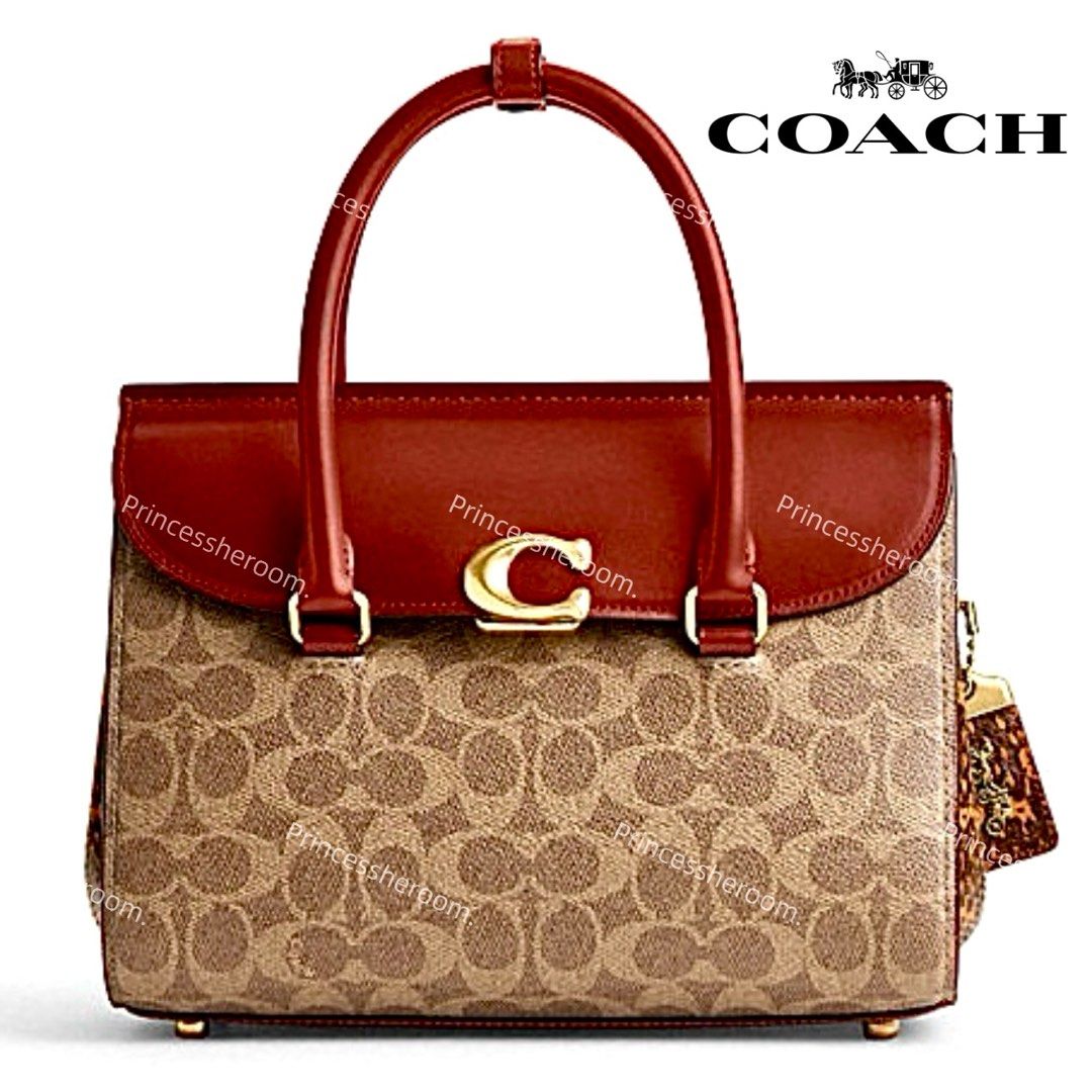 Coach signature top hotsell handle crossbody