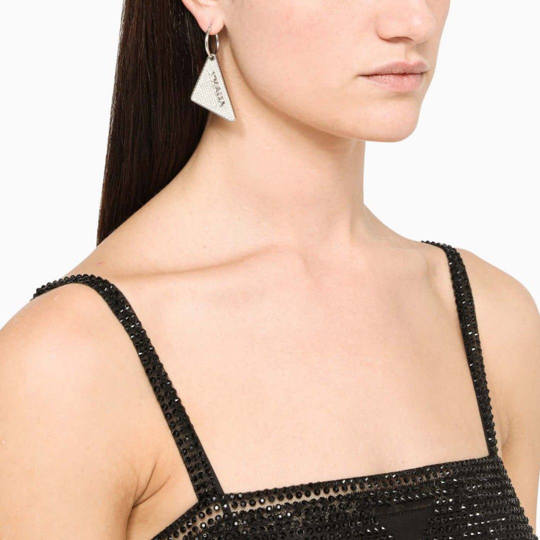 New Year Sale Prada Large Earrings (Left) (Category: Luxury Accessories) located in Paranaque City. Submitted by par18 (Listing ID 1276838491, Image 1). Description: Sold per piece Left side No inclusions.