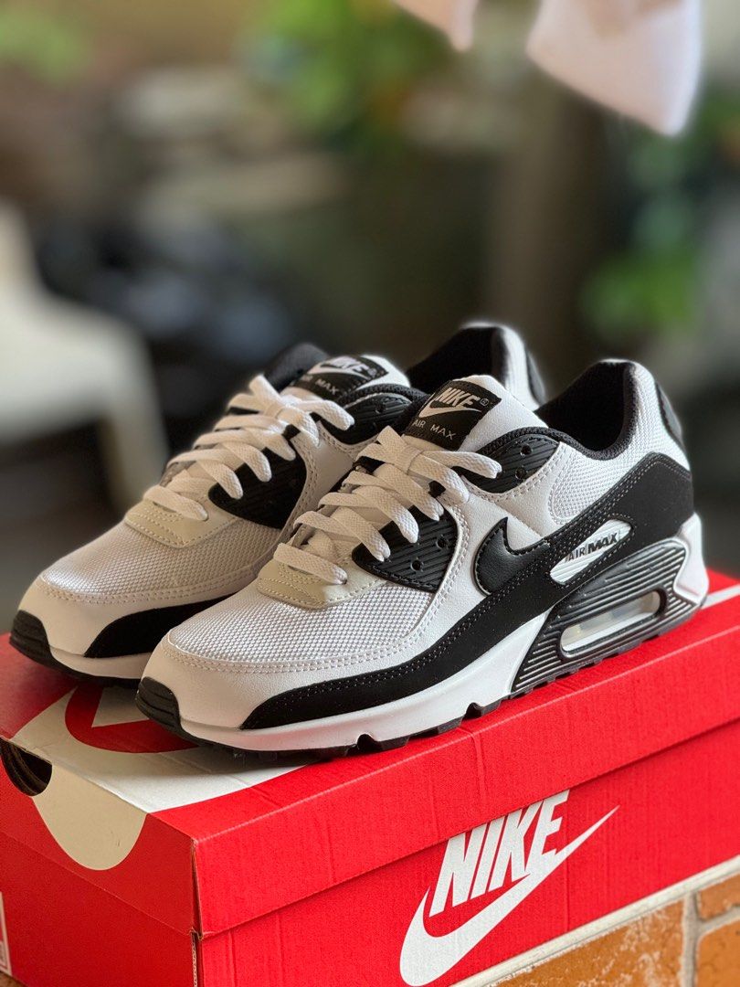 Nike air max 9 essential black and white mens store