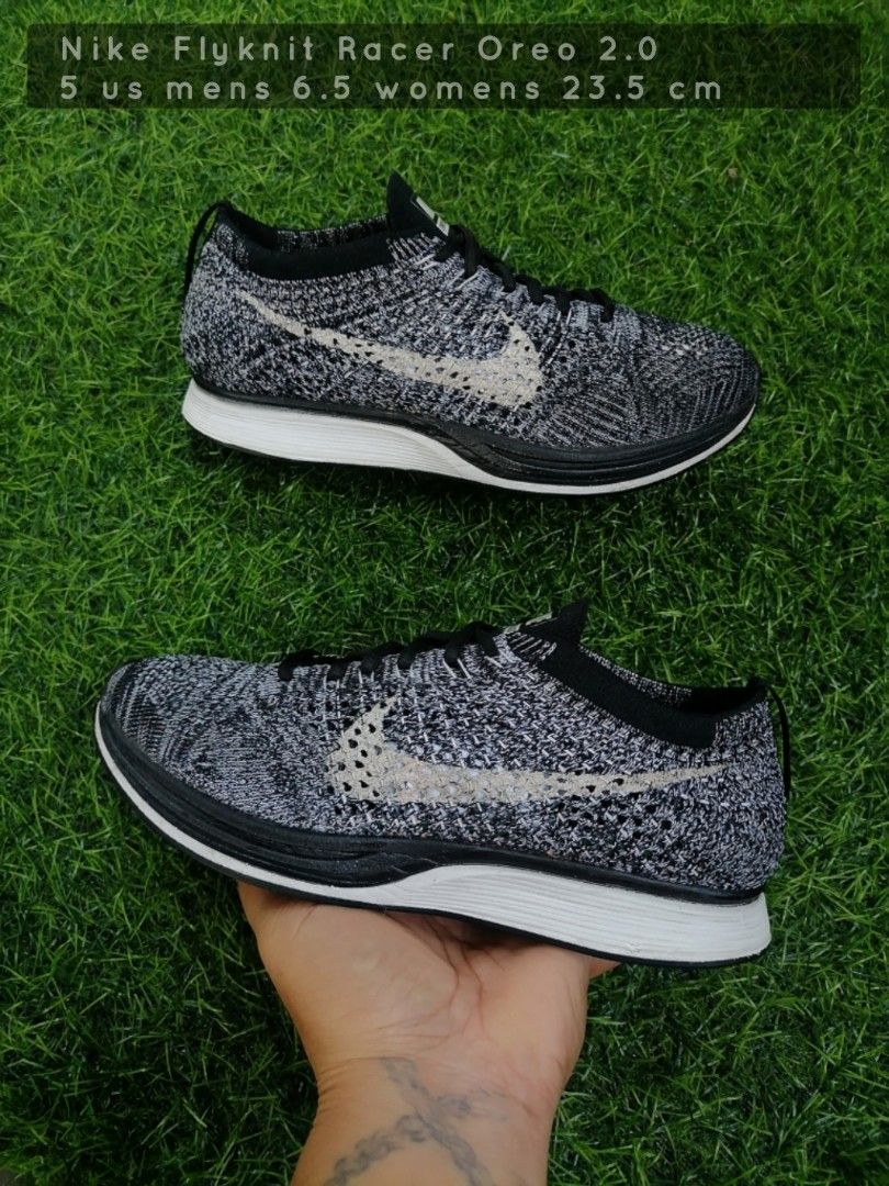 Nike Flyknit Racer Oreo 2.0 Women s Fashion Footwear Sneakers