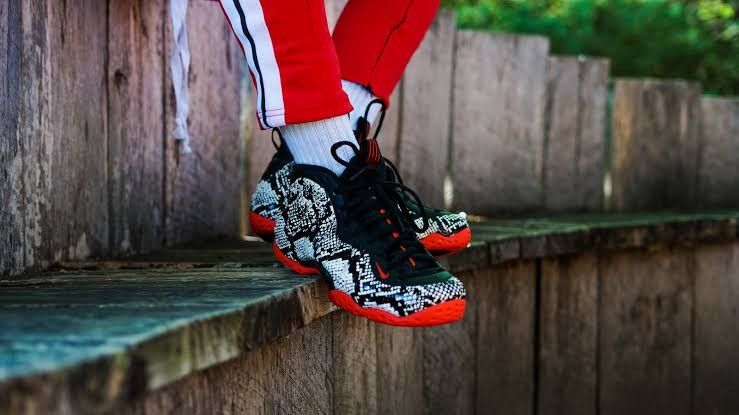 Foamposite shop albino snakeskin