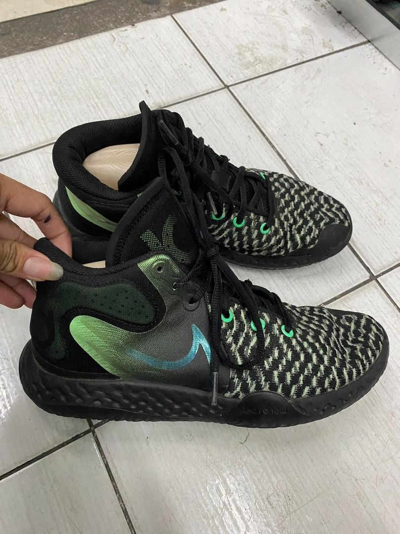 Nike KD Trey 5 VIII Black (Category: Sneakers) located in Pasig City. Submitted by bootsoftravel_ph (Listing ID 1276954482, Image 1). Description: Nike KD Trey 5 VIII Black Used - Good FOR SALE No box Issue: no Price: ₱ 2,800 size 8 us Can do meetups; Pasig, Mandaluyong, Marikina, Manila, Taguig, Taytay, Cainta *Could also do shipping(lalamove) Jrs. Lbc.