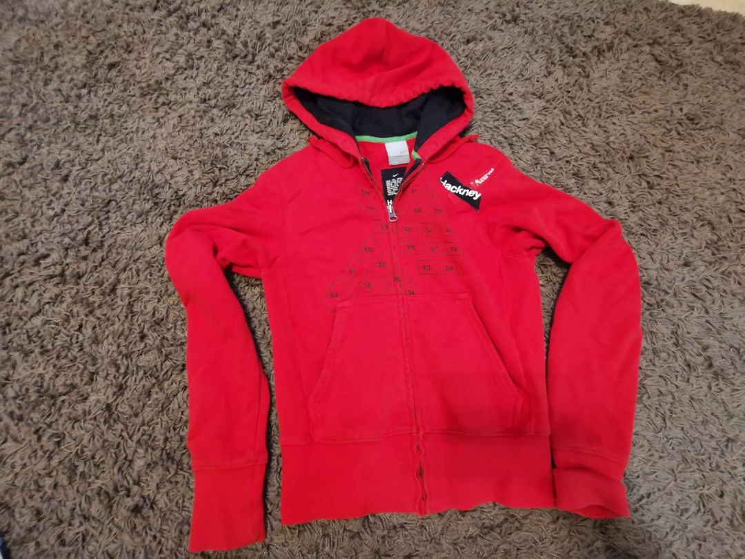 Nike Please Do Not Clean Boots in Showers Red Hoodie SWEATER XS