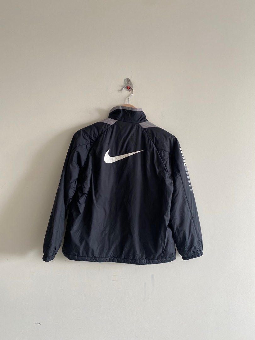 Nike windbreaker with back print in black shop