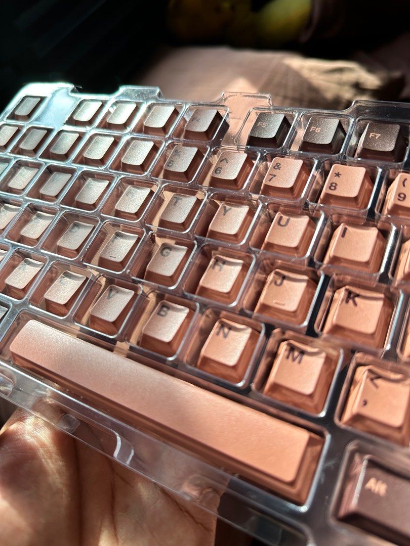NovelKeys Cherry PBT Copper, Computers & Tech, Parts & Accessories ...