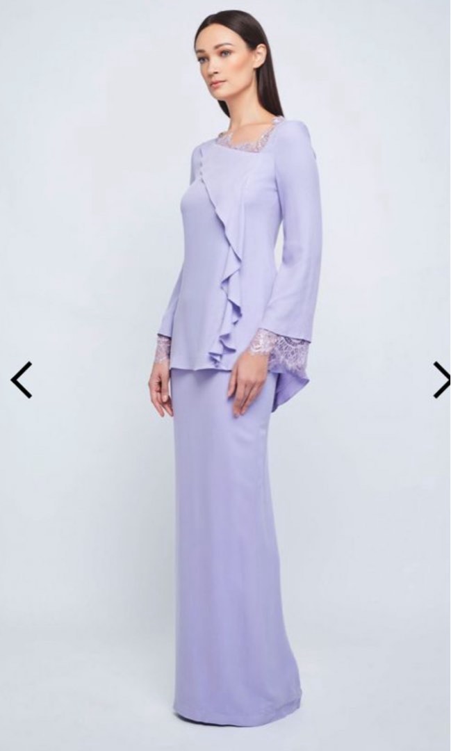 Nurita Harith Kurung in Purple, Women's Fashion, Muslimah Fashion, Baju ...