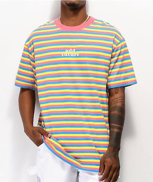 Odd future stripe tee Men s Fashion Tops Sets Tshirts Polo