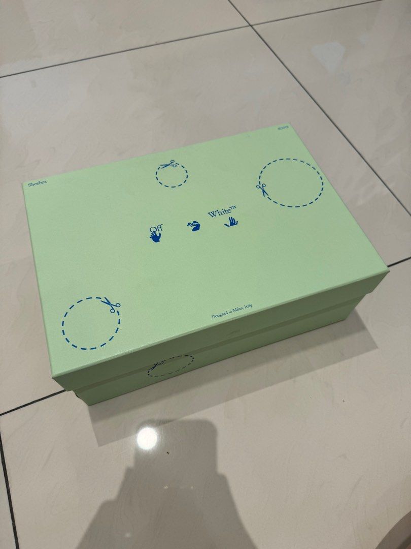 Off white sneaker box sales