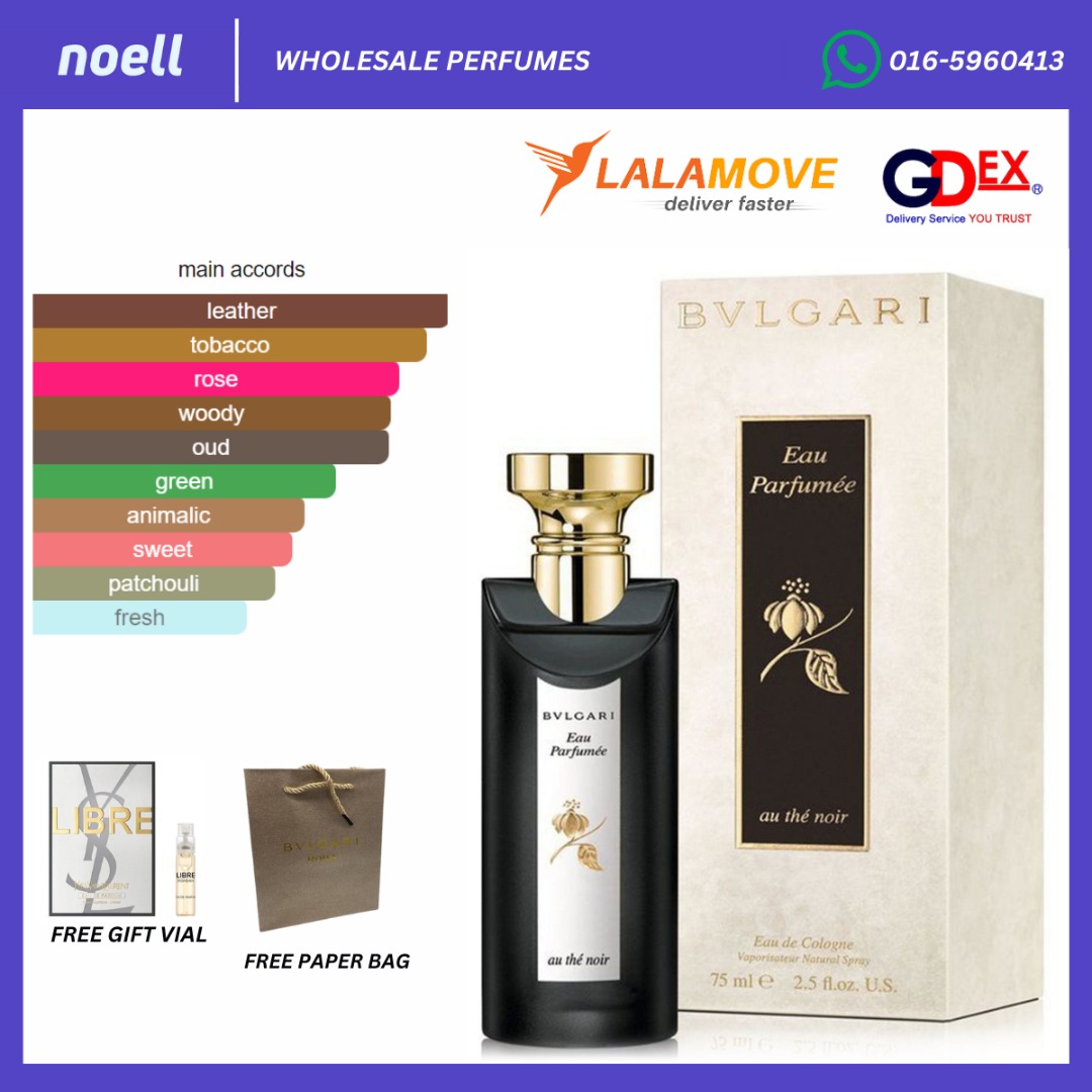 Eau parfumee au the noir bvlgari online
