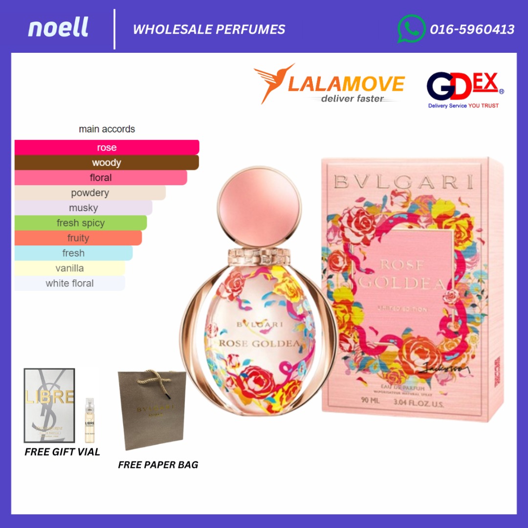 ORIGINAL AUTHENTIC READY STOCK BVLGARI ROSE GOLDEA LIMITED