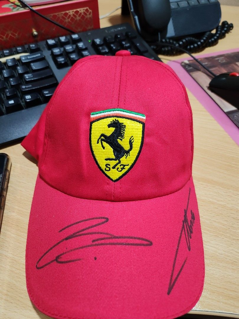 Fernando Alonso F1, Scuderia Ferrari F1, original signed baseball cap II.