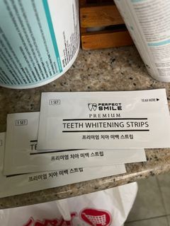 Perfect smile teeth whitening strip 6pcs