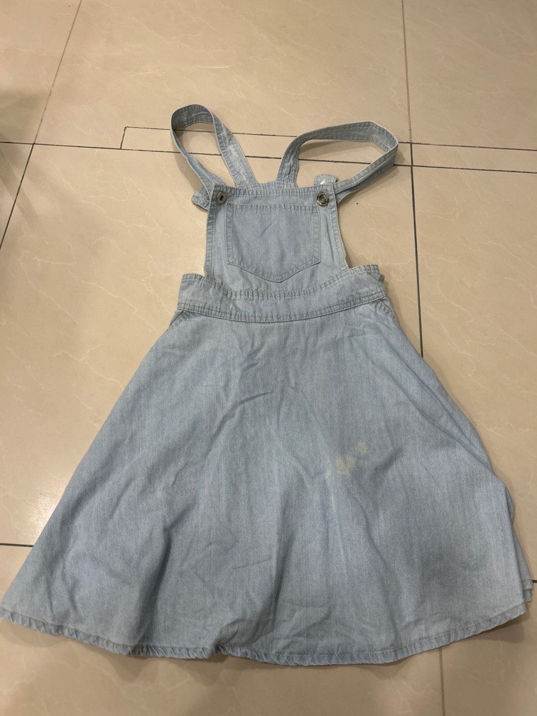 Petite top overall dress