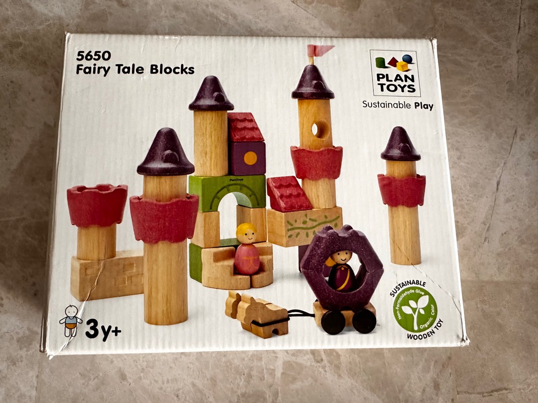 Plan Toys Fairy Tale Blocks Hobbies Toys Toys Games on Carousell