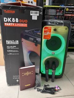 PLATINUM DK-88 DUO
BUILT-IN KARAOKE SPEAKER D8"