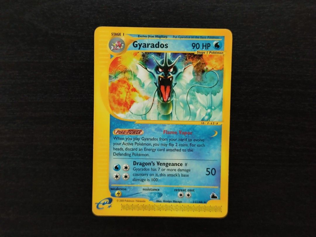 Pokemon Gyarados 11/144 Skyridge Non-Holo, Hobbies & Toys, Toys