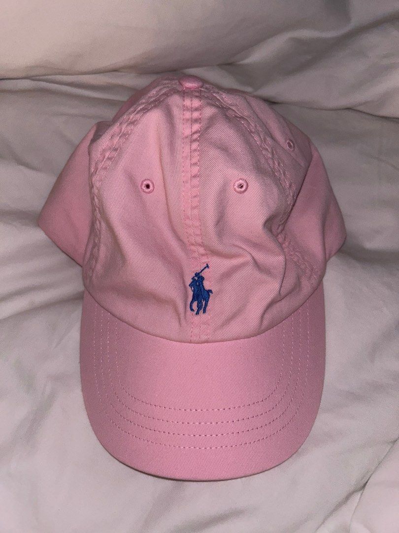Baby pink polo cap discount