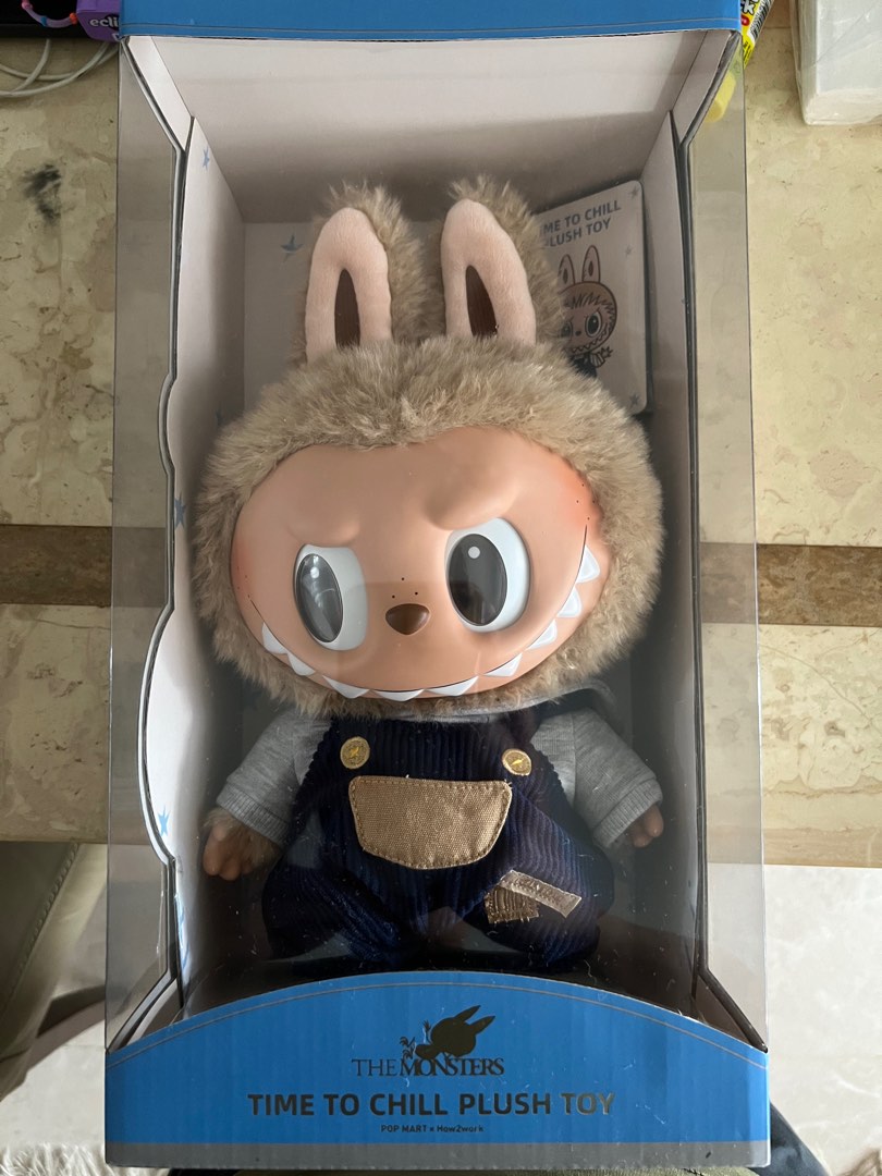 Popmart Pop Mart The Monsters Time To Chill Vinyl Plush Doll Labubu Brand New Misb Sealed Box Popmart Pop Mart The Monsters 1704420836 A9845764