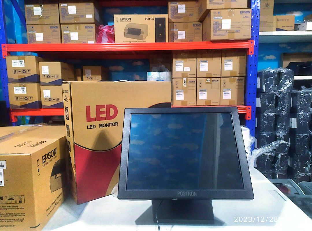 POS TOUCH SCREEN MONITOR (Category: Office & Business Technology) located in Manila. Submitted by cm875381367283 (Listing ID 1276870312, Image 2). Description: Screen Size:15" ● Type:Capacitive touch ● Interface Type: HMDI and VGA and USB for Touch Screen ● Resolution: 1024 x 768o ● Brand Name: POSTRON ● Brightness: 300cd/m2 ● Resolution: 1024*768 ● Frequency: 30~80KHz/60~75Hz ● response time: 5ms ● Number of Colors: 16.2M ● View angle: H: 160 V:
