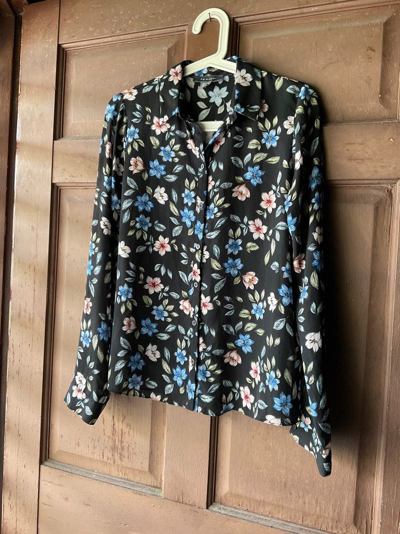 Primark black chiffon blouse new arrivals