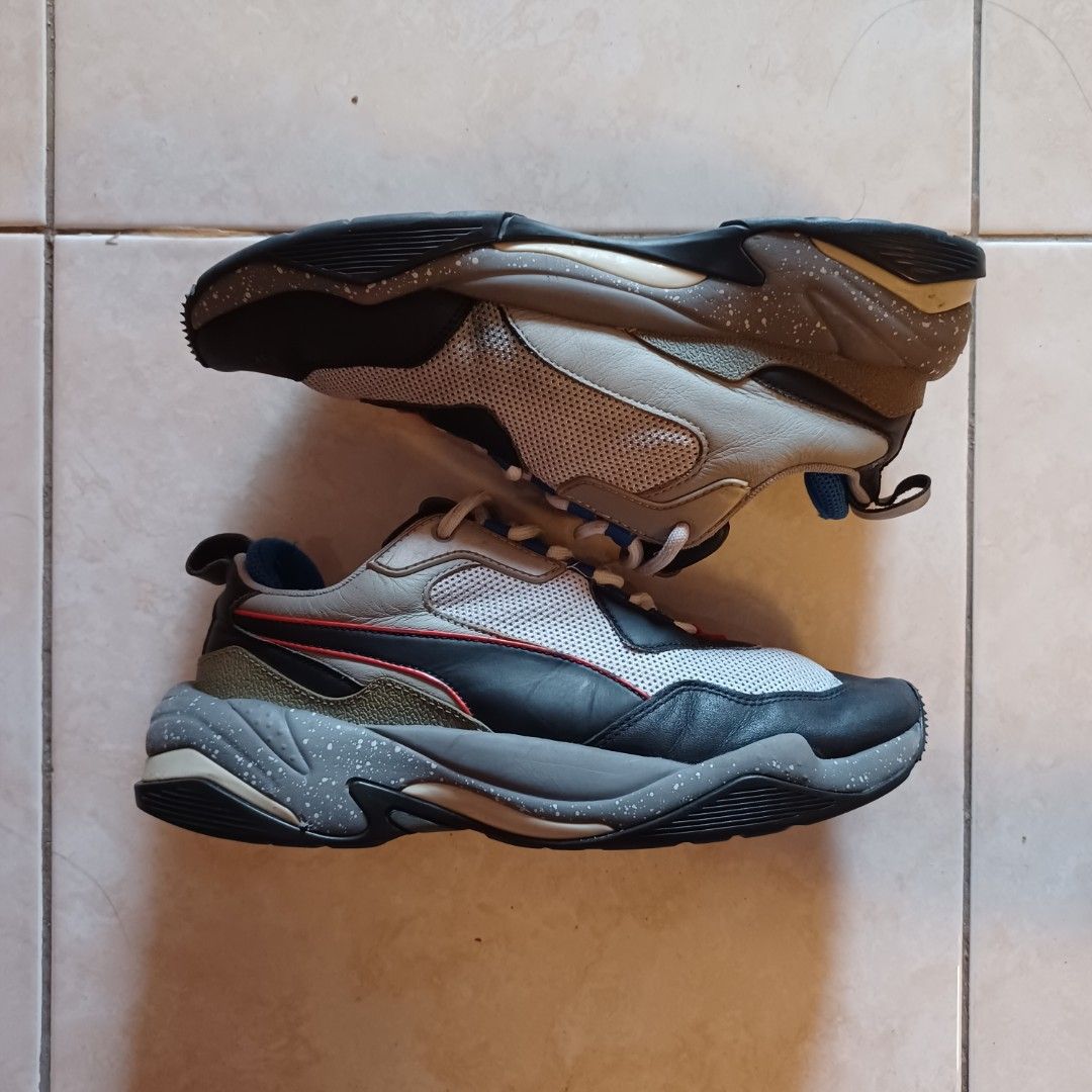 Puma Thunder Electric Grey Fesyen Pria Sepatu Sneakers di