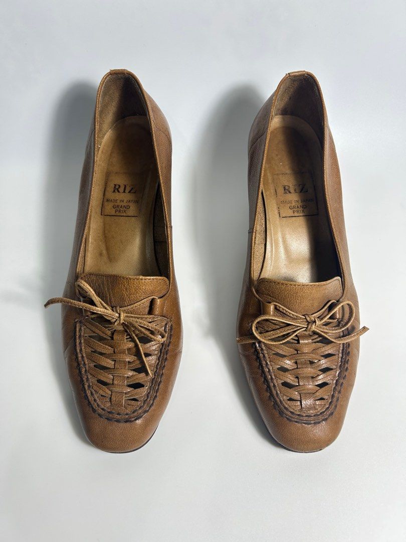Riz Shoes Brown, Women's Fashion, Footwear, Heels on Carousell