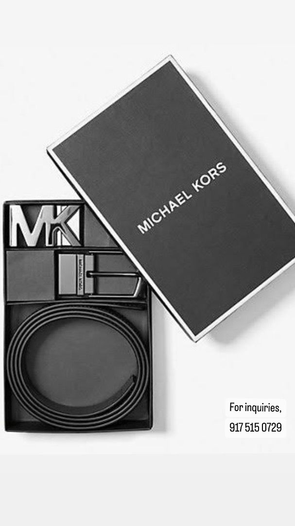 Michael kors belt mens sale top