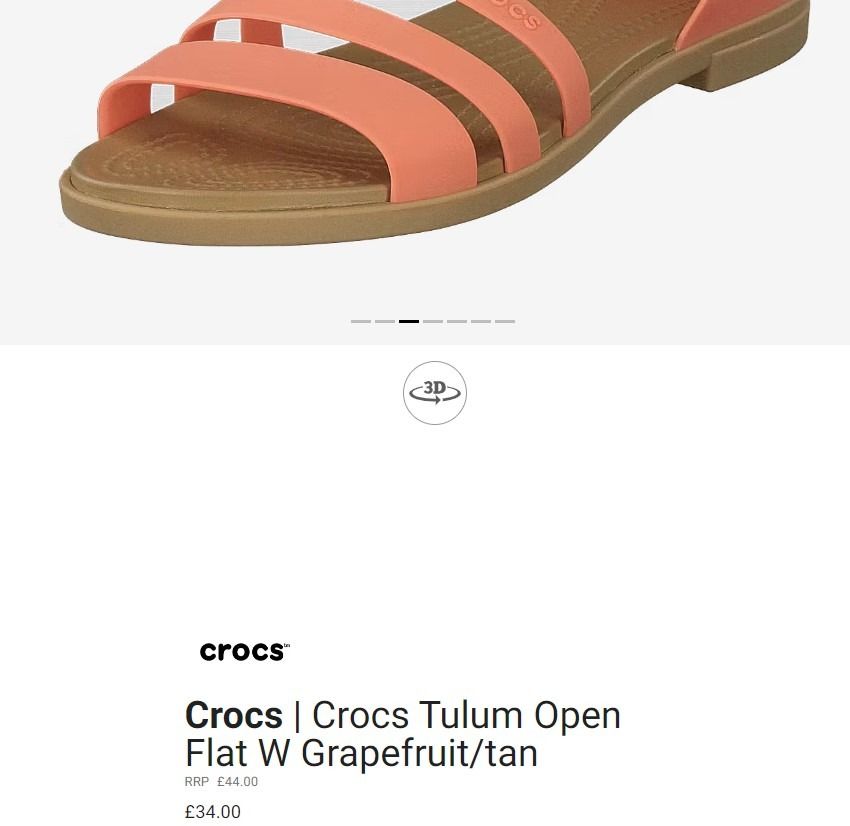 Women's crocs hotsell tulum open flat