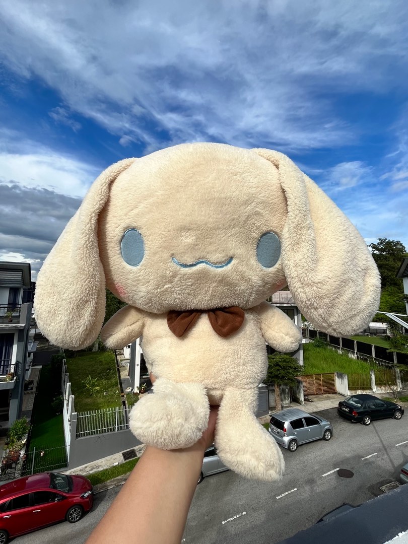 Sanrio Cream Coloured Cinnamoroll Big Plush, Hobbies & Toys, Toys