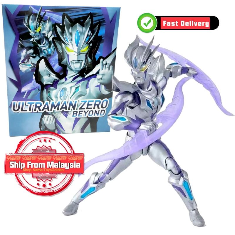 Shf Ultraman Zero Beyond Action Figures 15cm Pvc Model Collection
