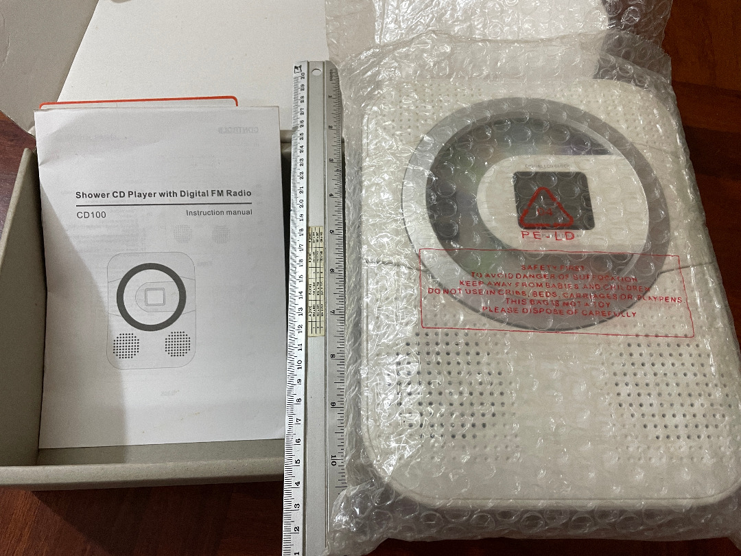Shower CD player, Free Items on Carousell