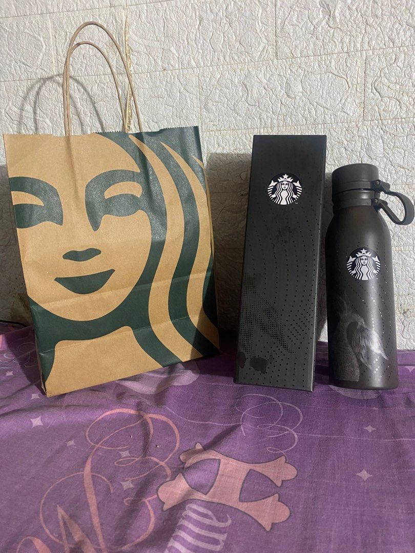 Starbucks Traditions 2024 Ebony Stainless Steel Tumbler, Furniture