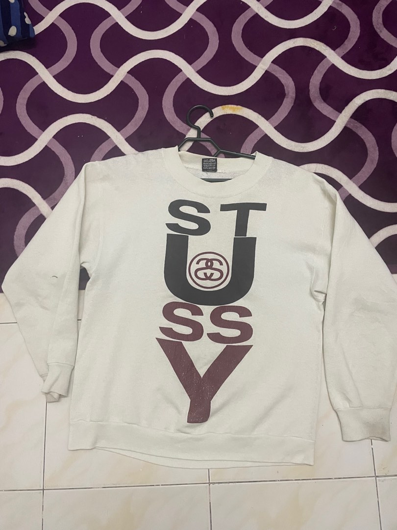 Vintage stussy, Men's Fashion, Tops & Sets, Hoodies on Carousell