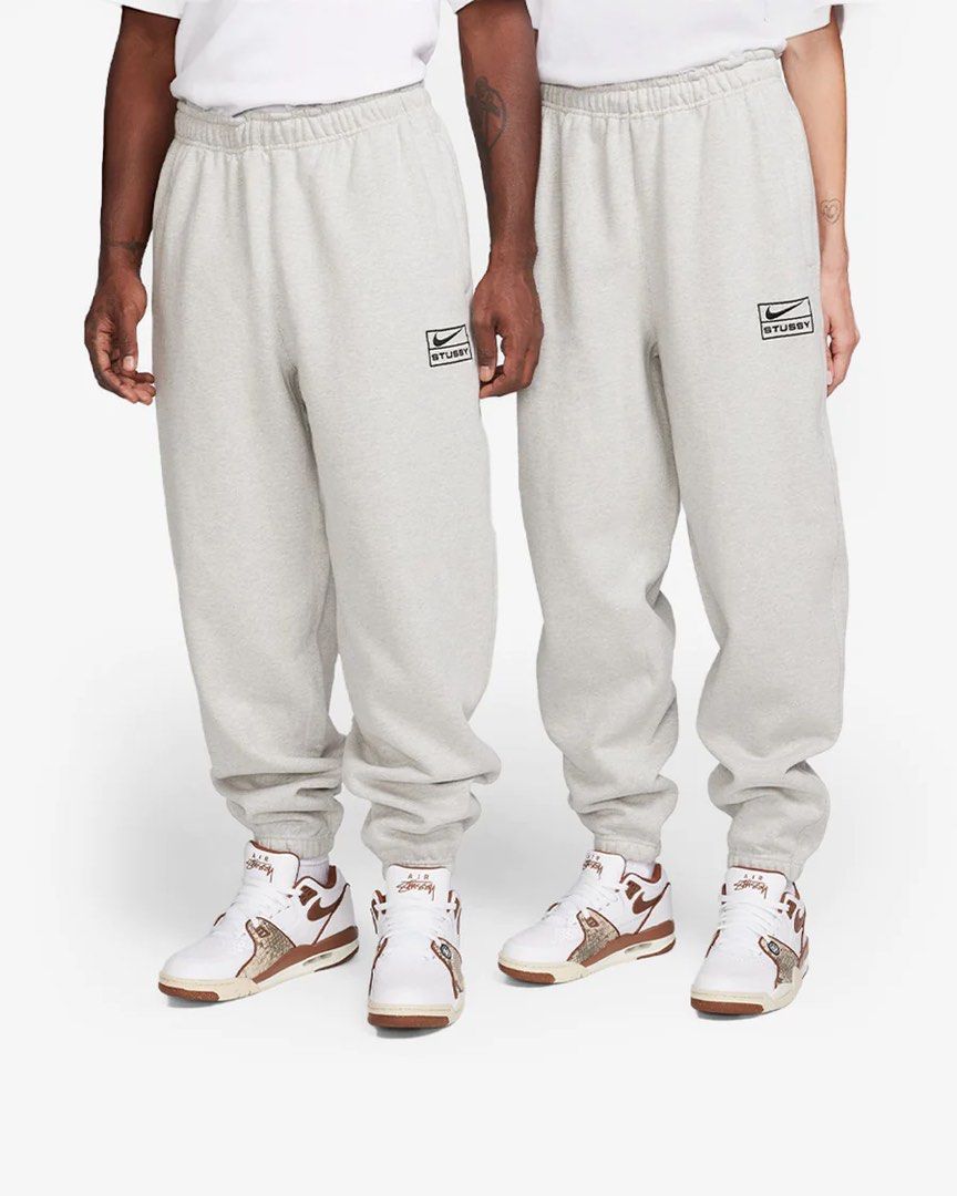 Grey stussy joggers clearance