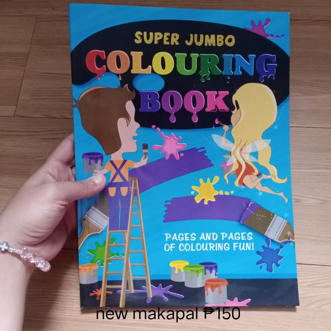 Super Jumbo Colouring Book, Hobbies & Toys, Books & Magazines, Children