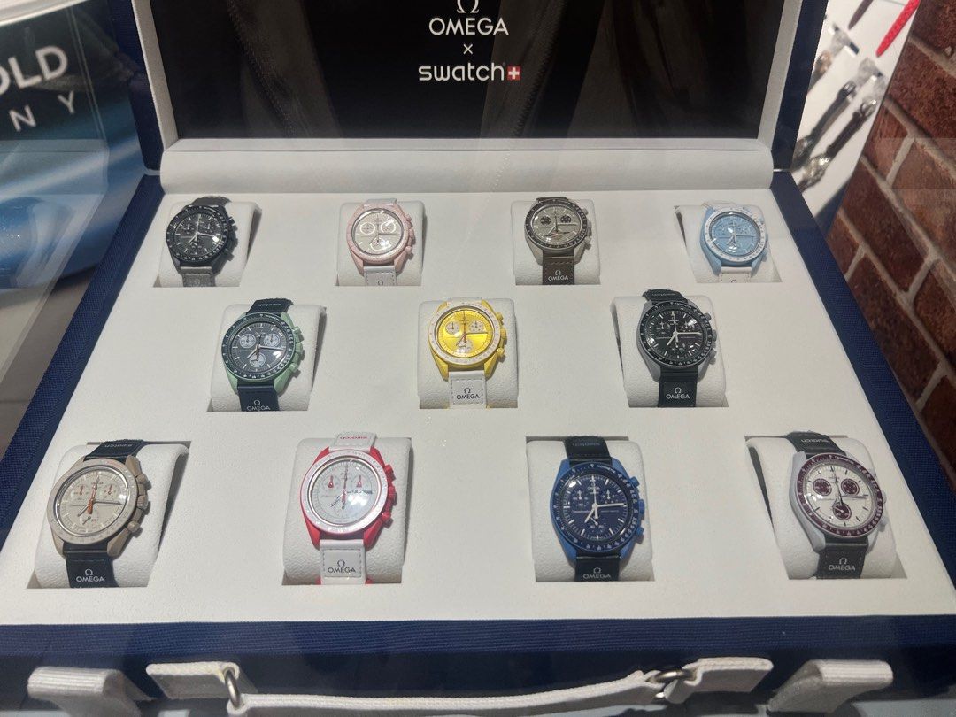 SWATCH X OMEGA MOON WATCHES (Category: Luxury Watches) located in Tarlac. Submitted by mysecretbliss (Listing ID 1276980687, Image 1). Description: 💯% AUTHENTIC BRAND NEW ALL COMES WITH FULL INCLUSIONS WITH ORIGINAL RECEIPT FROM SWATCH STORE..