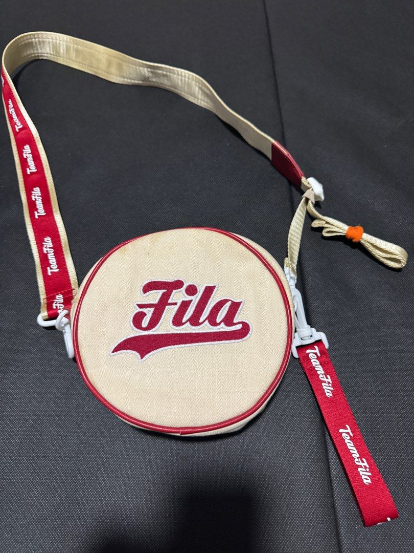 Team Fila round crossbody bag