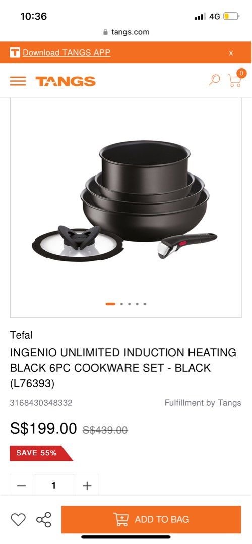 tefal induction cooker, Furniture & Home Living, Kitchenware ...