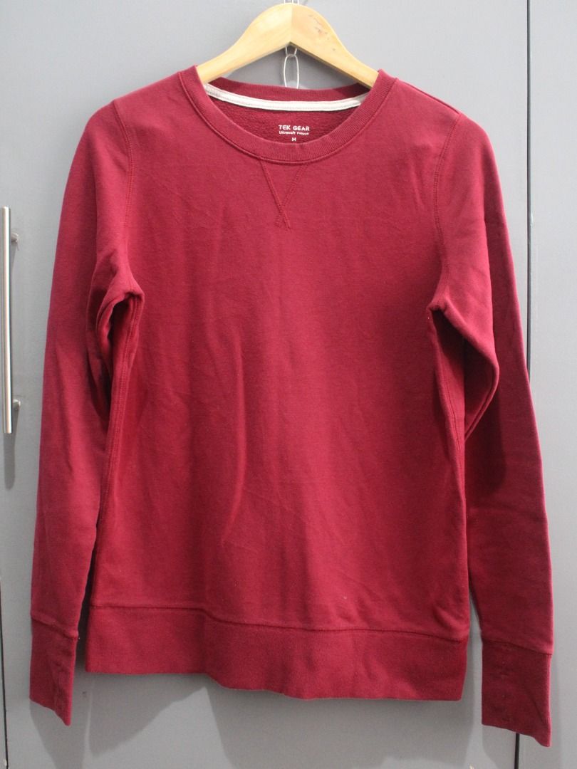 Women's tek gear crewneck thumb hole sweatshirt discount