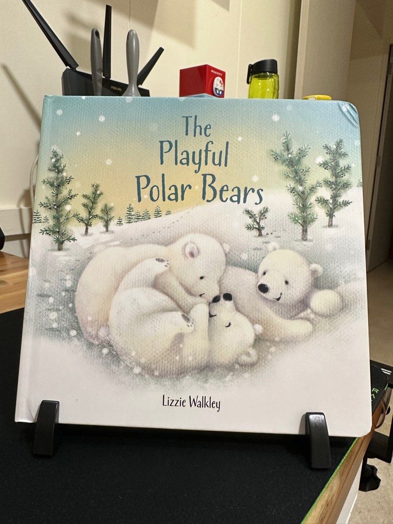 Jellycat polar bear new arrivals book