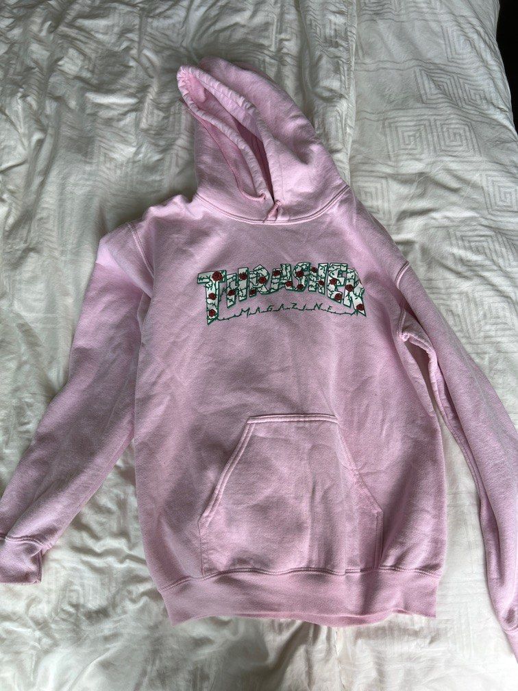 Thrasher pink clearance rose hoodie