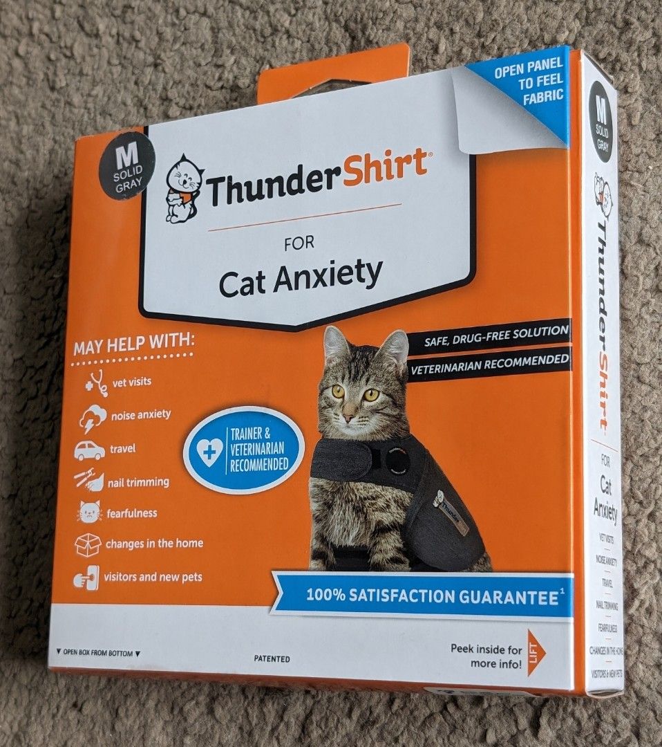 Cat online calming jacket