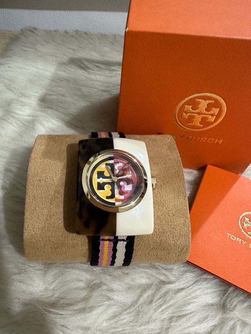 Tory Burch Edie Watch TBW3500 with box and care card, Luxury, Watches ...