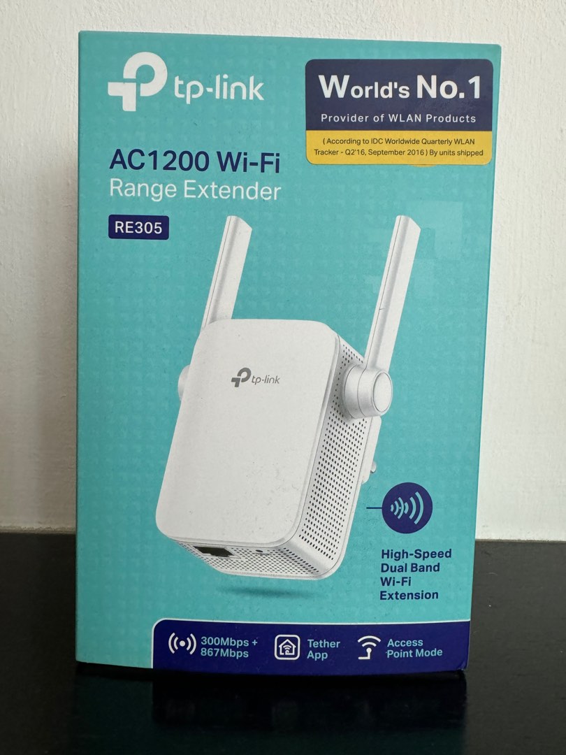 TP-Link RE305 AC1200 Wifi Range Extender, Computers & Tech, Parts &  Accessories, Networking on Carousell